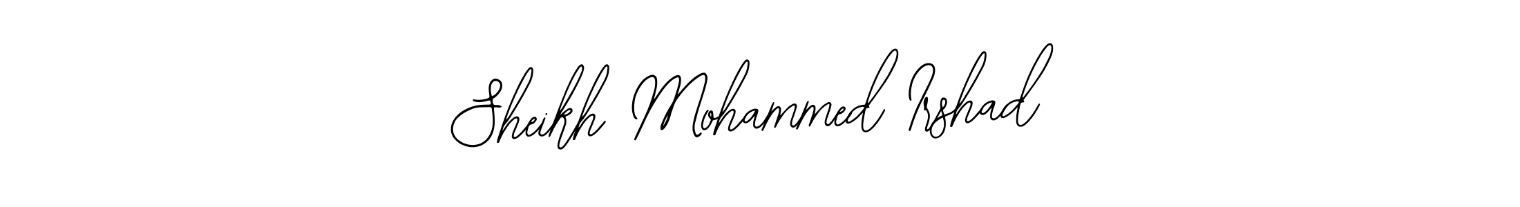 Make a short Sheikh Mohammed Irshad signature style. Manage your documents anywhere anytime using Bearetta-2O07w. Create and add eSignatures, submit forms, share and send files easily. Sheikh Mohammed Irshad signature style 12 images and pictures png