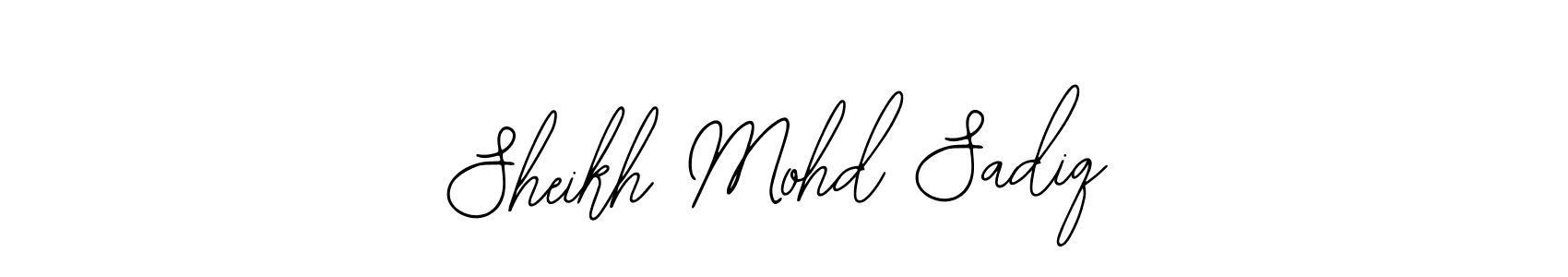 Create a beautiful signature design for name Sheikh Mohd Sadiq. With this signature (Bearetta-2O07w) fonts, you can make a handwritten signature for free. Sheikh Mohd Sadiq signature style 12 images and pictures png