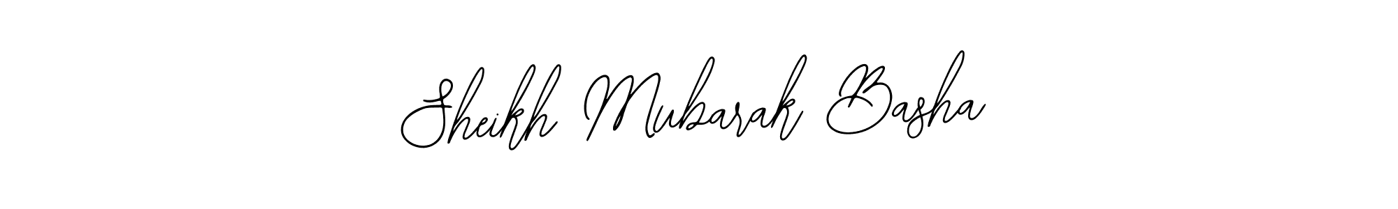 How to make Sheikh Mubarak Basha signature? Bearetta-2O07w is a professional autograph style. Create handwritten signature for Sheikh Mubarak Basha name. Sheikh Mubarak Basha signature style 12 images and pictures png