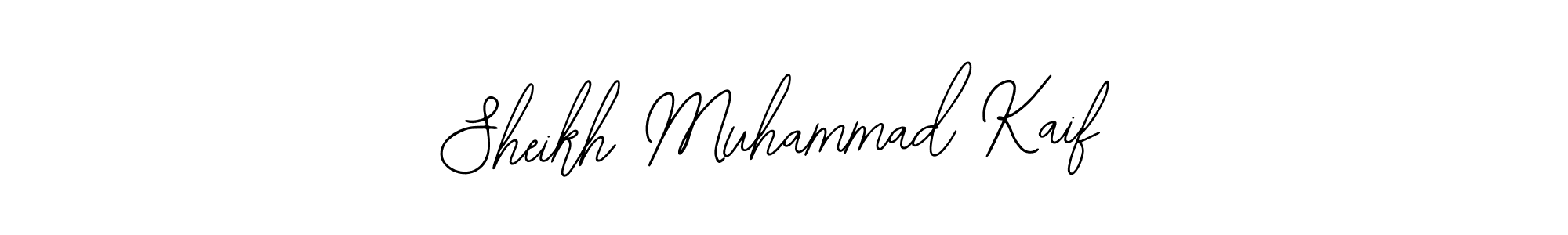 Also we have Sheikh Muhammad Kaif name is the best signature style. Create professional handwritten signature collection using Bearetta-2O07w autograph style. Sheikh Muhammad Kaif signature style 12 images and pictures png