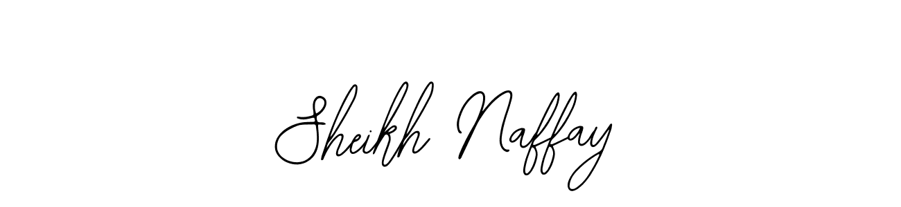 Use a signature maker to create a handwritten signature online. With this signature software, you can design (Bearetta-2O07w) your own signature for name Sheikh Naffay. Sheikh Naffay signature style 12 images and pictures png