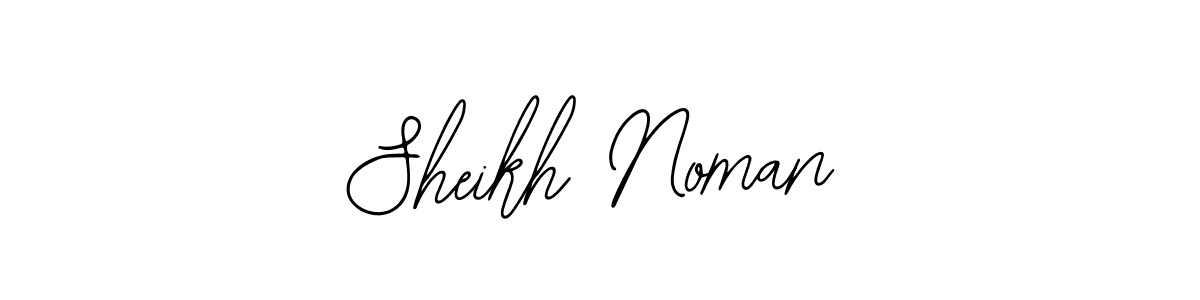 Use a signature maker to create a handwritten signature online. With this signature software, you can design (Bearetta-2O07w) your own signature for name Sheikh Noman. Sheikh Noman signature style 12 images and pictures png