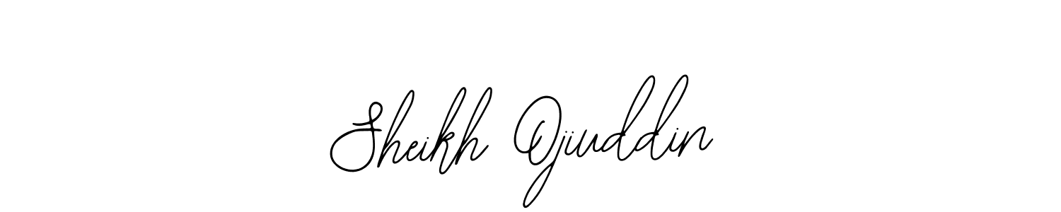 Use a signature maker to create a handwritten signature online. With this signature software, you can design (Bearetta-2O07w) your own signature for name Sheikh Ojiuddin. Sheikh Ojiuddin signature style 12 images and pictures png