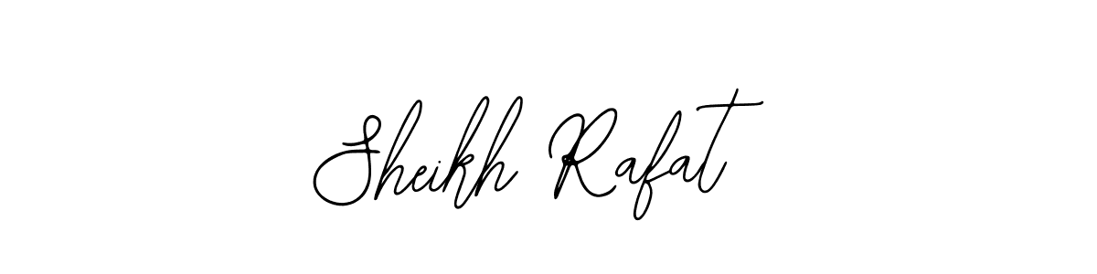 Use a signature maker to create a handwritten signature online. With this signature software, you can design (Bearetta-2O07w) your own signature for name Sheikh Rafat. Sheikh Rafat signature style 12 images and pictures png