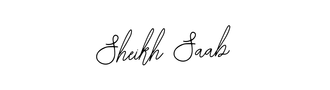 Make a beautiful signature design for name Sheikh Saab. Use this online signature maker to create a handwritten signature for free. Sheikh Saab signature style 12 images and pictures png