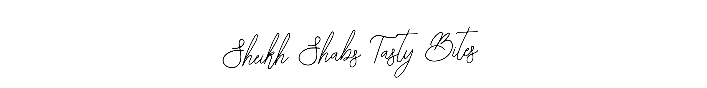 How to make Sheikh Shabs Tasty Bites signature? Bearetta-2O07w is a professional autograph style. Create handwritten signature for Sheikh Shabs Tasty Bites name. Sheikh Shabs Tasty Bites signature style 12 images and pictures png