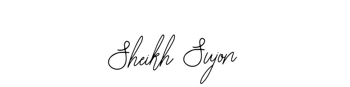 Use a signature maker to create a handwritten signature online. With this signature software, you can design (Bearetta-2O07w) your own signature for name Sheikh Sujon. Sheikh Sujon signature style 12 images and pictures png