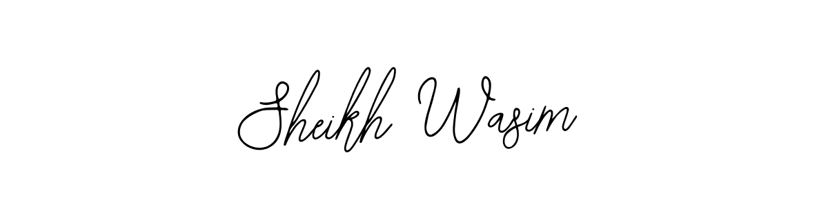 How to make Sheikh Wasim signature? Bearetta-2O07w is a professional autograph style. Create handwritten signature for Sheikh Wasim name. Sheikh Wasim signature style 12 images and pictures png