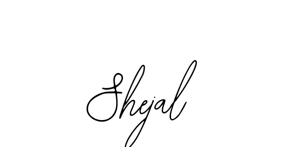 How to make Shejal signature? Bearetta-2O07w is a professional autograph style. Create handwritten signature for Shejal name. Shejal signature style 12 images and pictures png