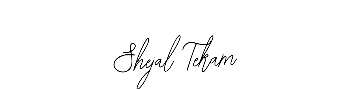 Use a signature maker to create a handwritten signature online. With this signature software, you can design (Bearetta-2O07w) your own signature for name Shejal Tekam. Shejal Tekam signature style 12 images and pictures png