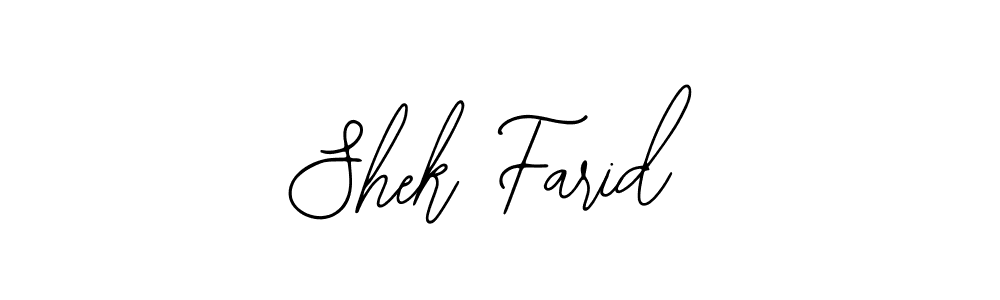 Also You can easily find your signature by using the search form. We will create Shek Farid name handwritten signature images for you free of cost using Bearetta-2O07w sign style. Shek Farid signature style 12 images and pictures png