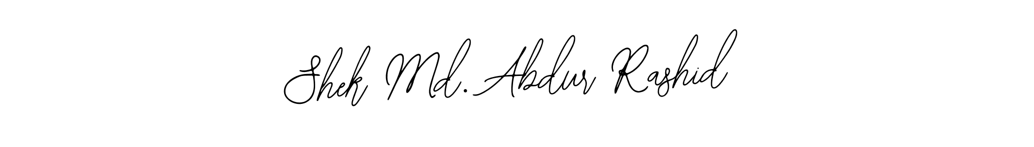 Make a beautiful signature design for name Shek Md. Abdur Rashid. With this signature (Bearetta-2O07w) style, you can create a handwritten signature for free. Shek Md. Abdur Rashid signature style 12 images and pictures png