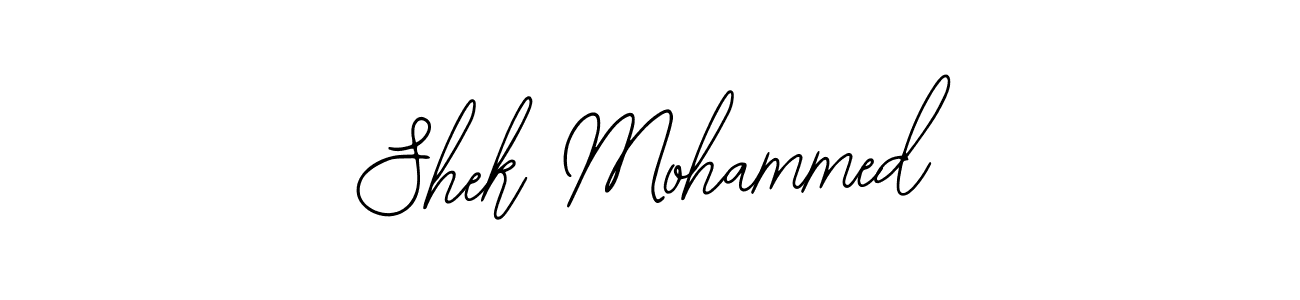 Shek Mohammed stylish signature style. Best Handwritten Sign (Bearetta-2O07w) for my name. Handwritten Signature Collection Ideas for my name Shek Mohammed. Shek Mohammed signature style 12 images and pictures png