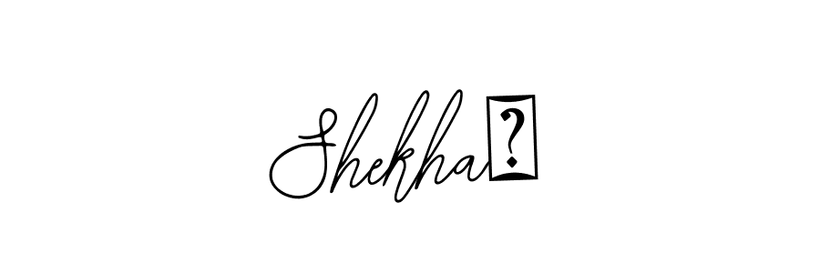 Design your own signature with our free online signature maker. With this signature software, you can create a handwritten (Bearetta-2O07w) signature for name Shekhaर. Shekhaर signature style 12 images and pictures png