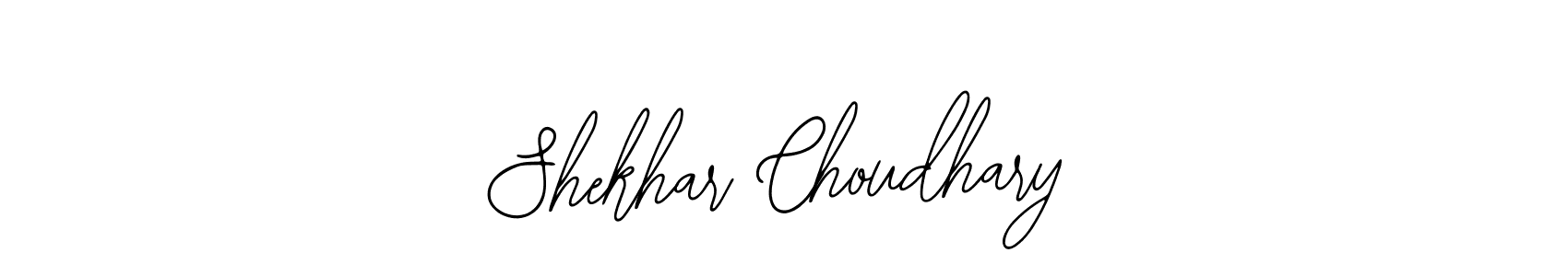 How to make Shekhar Choudhary name signature. Use Bearetta-2O07w style for creating short signs online. This is the latest handwritten sign. Shekhar Choudhary signature style 12 images and pictures png