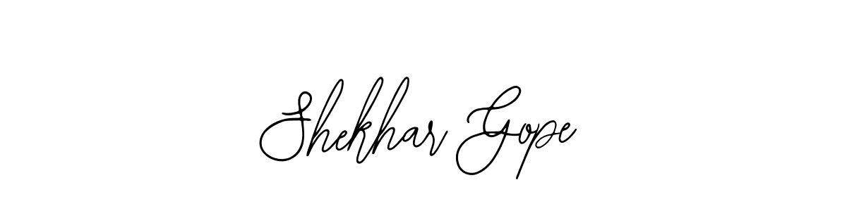 Similarly Bearetta-2O07w is the best handwritten signature design. Signature creator online .You can use it as an online autograph creator for name Shekhar Gope. Shekhar Gope signature style 12 images and pictures png