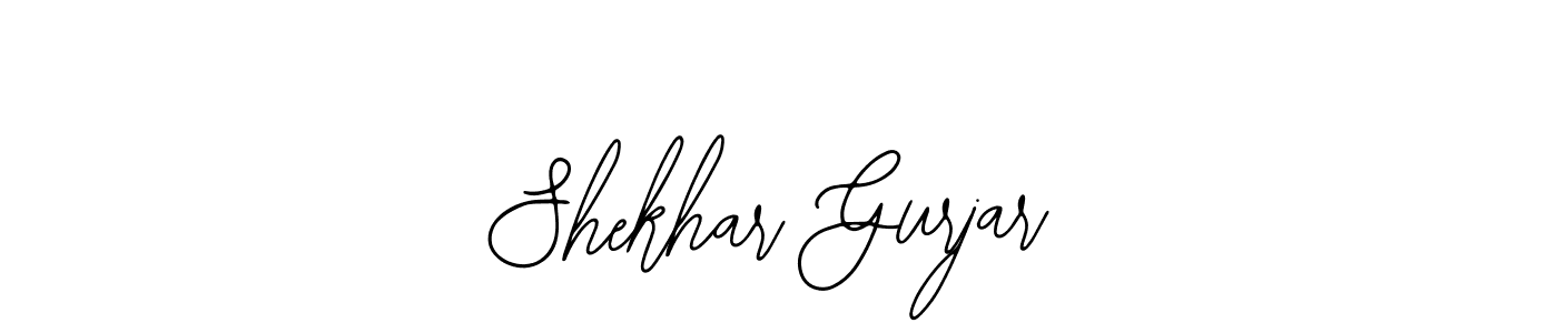 The best way (Bearetta-2O07w) to make a short signature is to pick only two or three words in your name. The name Shekhar Gurjar include a total of six letters. For converting this name. Shekhar Gurjar signature style 12 images and pictures png