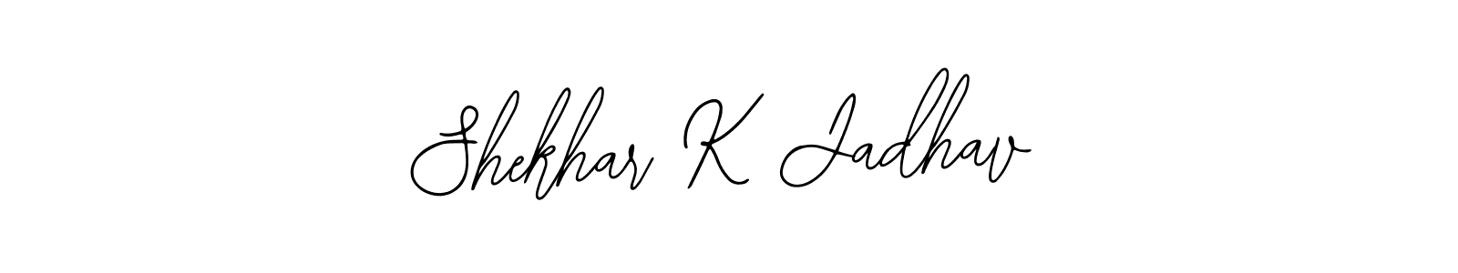if you are searching for the best signature style for your name Shekhar K Jadhav. so please give up your signature search. here we have designed multiple signature styles  using Bearetta-2O07w. Shekhar K Jadhav signature style 12 images and pictures png