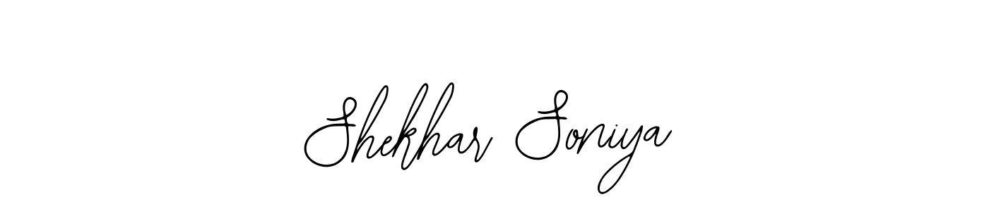 Bearetta-2O07w is a professional signature style that is perfect for those who want to add a touch of class to their signature. It is also a great choice for those who want to make their signature more unique. Get Shekhar Soniya name to fancy signature for free. Shekhar Soniya signature style 12 images and pictures png