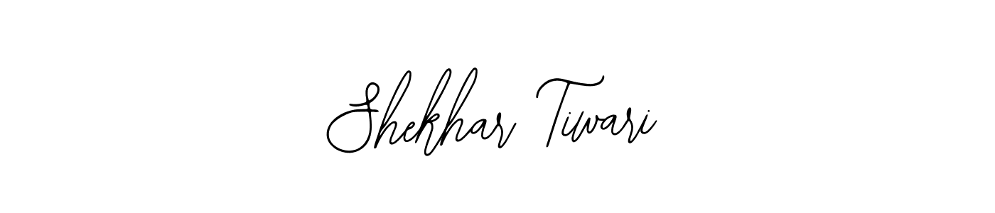 How to make Shekhar Tiwari name signature. Use Bearetta-2O07w style for creating short signs online. This is the latest handwritten sign. Shekhar Tiwari signature style 12 images and pictures png