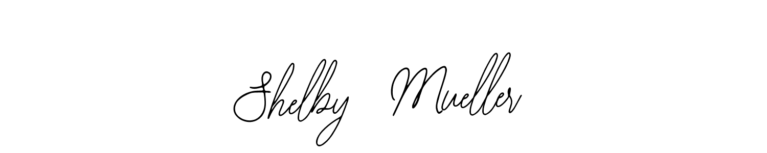 Bearetta-2O07w is a professional signature style that is perfect for those who want to add a touch of class to their signature. It is also a great choice for those who want to make their signature more unique. Get Shelby  Mueller name to fancy signature for free. Shelby  Mueller signature style 12 images and pictures png