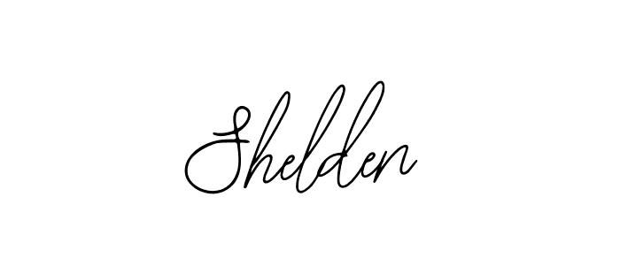 Shelden stylish signature style. Best Handwritten Sign (Bearetta-2O07w) for my name. Handwritten Signature Collection Ideas for my name Shelden. Shelden signature style 12 images and pictures png