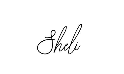 Design your own signature with our free online signature maker. With this signature software, you can create a handwritten (Bearetta-2O07w) signature for name Sheli. Sheli signature style 12 images and pictures png