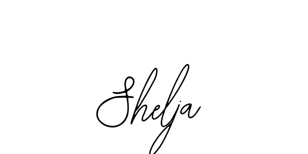 Design your own signature with our free online signature maker. With this signature software, you can create a handwritten (Bearetta-2O07w) signature for name Shelja. Shelja signature style 12 images and pictures png