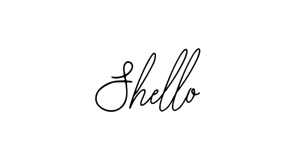 How to make Shello signature? Bearetta-2O07w is a professional autograph style. Create handwritten signature for Shello name. Shello signature style 12 images and pictures png