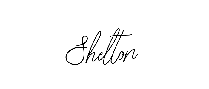 How to make Shelton signature? Bearetta-2O07w is a professional autograph style. Create handwritten signature for Shelton name. Shelton signature style 12 images and pictures png