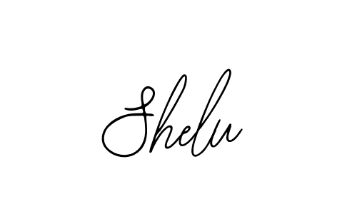 You should practise on your own different ways (Bearetta-2O07w) to write your name (Shelu) in signature. don't let someone else do it for you. Shelu signature style 12 images and pictures png