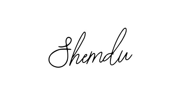 Shemdu stylish signature style. Best Handwritten Sign (Bearetta-2O07w) for my name. Handwritten Signature Collection Ideas for my name Shemdu. Shemdu signature style 12 images and pictures png