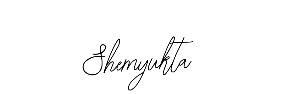 You should practise on your own different ways (Bearetta-2O07w) to write your name (Shemyukta) in signature. don't let someone else do it for you. Shemyukta signature style 12 images and pictures png