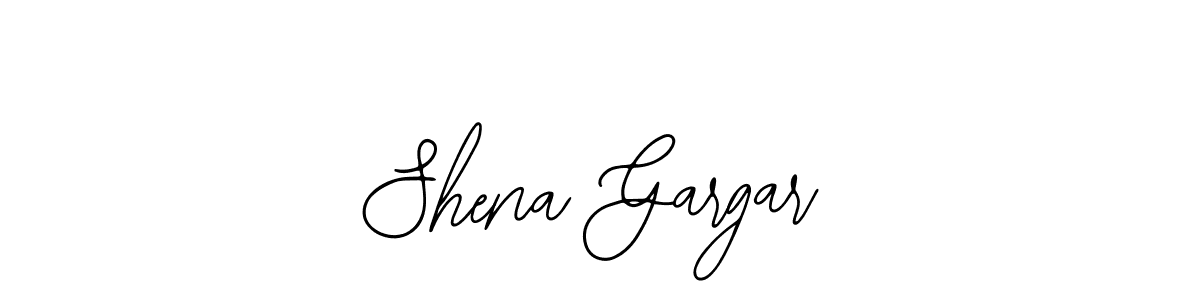 Bearetta-2O07w is a professional signature style that is perfect for those who want to add a touch of class to their signature. It is also a great choice for those who want to make their signature more unique. Get Shena Gargar name to fancy signature for free. Shena Gargar signature style 12 images and pictures png