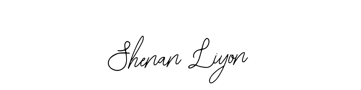Design your own signature with our free online signature maker. With this signature software, you can create a handwritten (Bearetta-2O07w) signature for name Shenan Liyon. Shenan Liyon signature style 12 images and pictures png