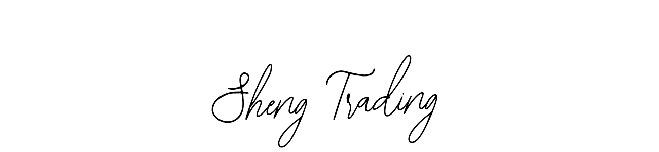 Make a beautiful signature design for name Sheng Trading. With this signature (Bearetta-2O07w) style, you can create a handwritten signature for free. Sheng Trading signature style 12 images and pictures png