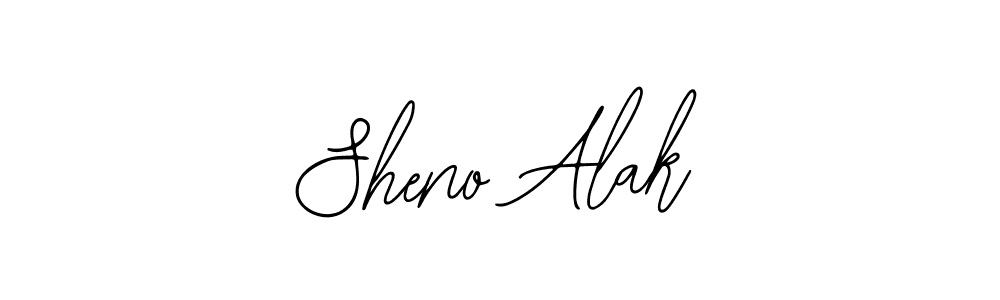 Use a signature maker to create a handwritten signature online. With this signature software, you can design (Bearetta-2O07w) your own signature for name Sheno Alak. Sheno Alak signature style 12 images and pictures png