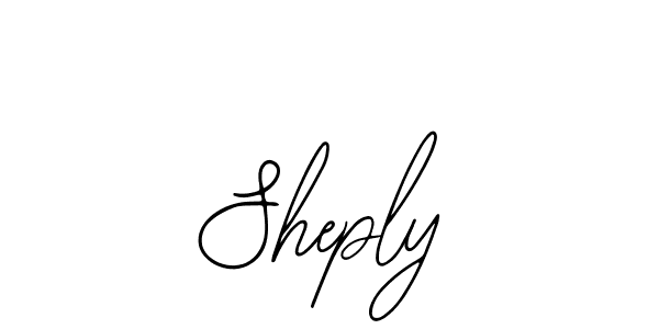 How to make Sheply name signature. Use Bearetta-2O07w style for creating short signs online. This is the latest handwritten sign. Sheply signature style 12 images and pictures png