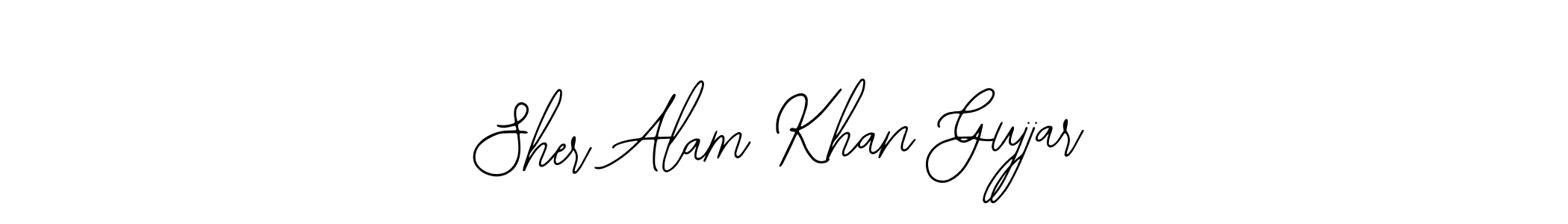 Sher Alam Khan Gujjar stylish signature style. Best Handwritten Sign (Bearetta-2O07w) for my name. Handwritten Signature Collection Ideas for my name Sher Alam Khan Gujjar. Sher Alam Khan Gujjar signature style 12 images and pictures png