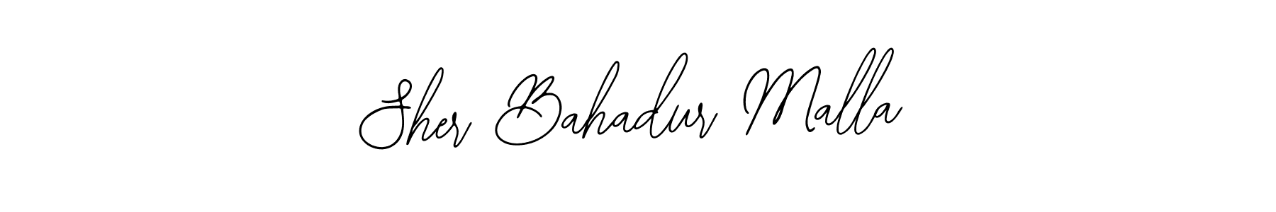 Create a beautiful signature design for name Sher Bahadur Malla. With this signature (Bearetta-2O07w) fonts, you can make a handwritten signature for free. Sher Bahadur Malla signature style 12 images and pictures png