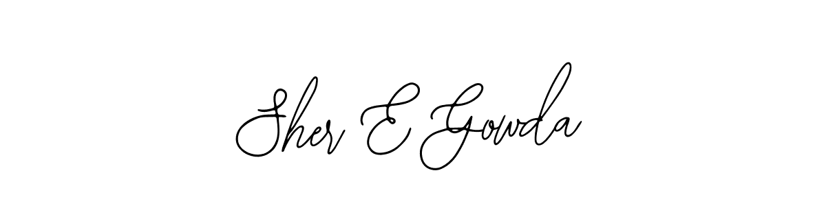 You can use this online signature creator to create a handwritten signature for the name Sher E Gowda. This is the best online autograph maker. Sher E Gowda signature style 12 images and pictures png