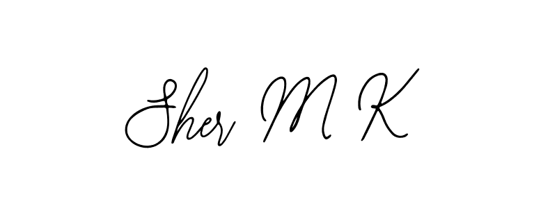 Once you've used our free online signature maker to create your best signature Bearetta-2O07w style, it's time to enjoy all of the benefits that Sher M K name signing documents. Sher M K signature style 12 images and pictures png