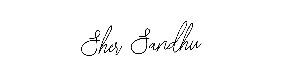 How to make Sher Sandhu signature? Bearetta-2O07w is a professional autograph style. Create handwritten signature for Sher Sandhu name. Sher Sandhu signature style 12 images and pictures png