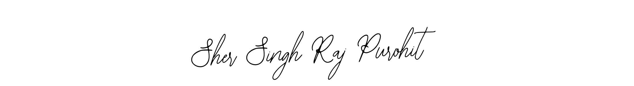 Make a beautiful signature design for name Sher Singh Raj Purohit. With this signature (Bearetta-2O07w) style, you can create a handwritten signature for free. Sher Singh Raj Purohit signature style 12 images and pictures png