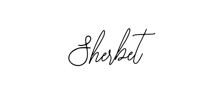 Sherbet stylish signature style. Best Handwritten Sign (Bearetta-2O07w) for my name. Handwritten Signature Collection Ideas for my name Sherbet. Sherbet signature style 12 images and pictures png