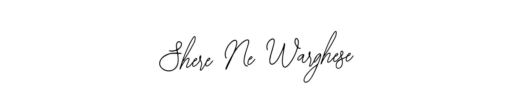 Design your own signature with our free online signature maker. With this signature software, you can create a handwritten (Bearetta-2O07w) signature for name Shere Ne Warghese. Shere Ne Warghese signature style 12 images and pictures png