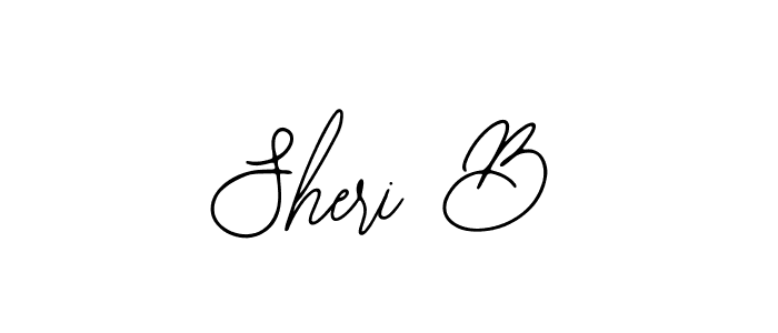 Create a beautiful signature design for name Sheri B. With this signature (Bearetta-2O07w) fonts, you can make a handwritten signature for free. Sheri B signature style 12 images and pictures png