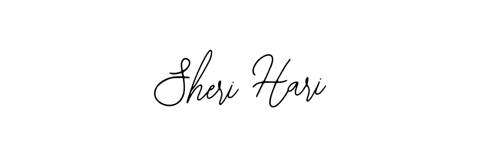 How to make Sheri Hari name signature. Use Bearetta-2O07w style for creating short signs online. This is the latest handwritten sign. Sheri Hari signature style 12 images and pictures png