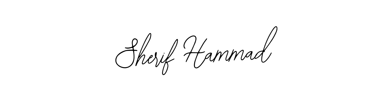 Sherif Hammad stylish signature style. Best Handwritten Sign (Bearetta-2O07w) for my name. Handwritten Signature Collection Ideas for my name Sherif Hammad. Sherif Hammad signature style 12 images and pictures png