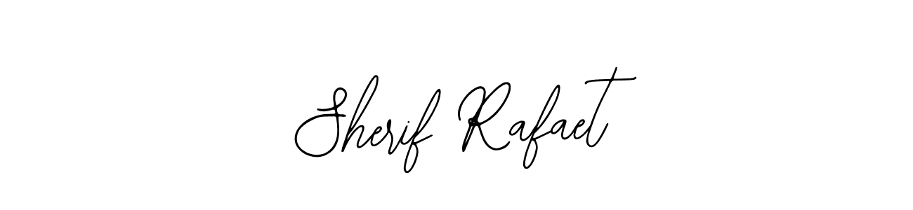 How to make Sherif Rafaet name signature. Use Bearetta-2O07w style for creating short signs online. This is the latest handwritten sign. Sherif Rafaet signature style 12 images and pictures png